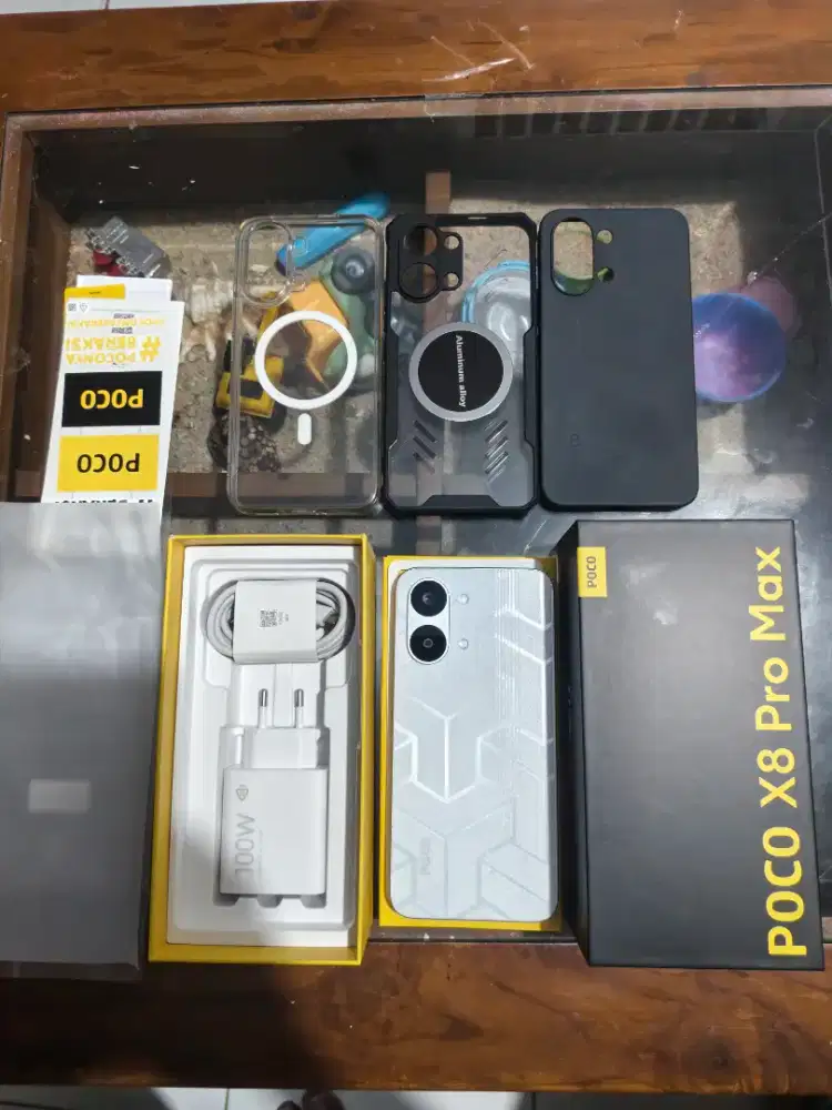Poco X8 Pro Max 12/512 White Fullset Mulus Like New