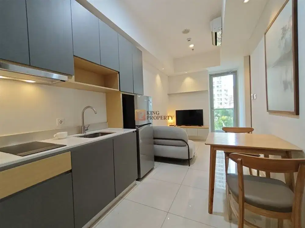 Terhubung ke MTA Mall Hublife Disewa 2BR Taman Anggrek Residence Furnished Minimalis Bagus Dekat APL Tower CP Tribecca & Kampus Trisakti Untar Jakbar