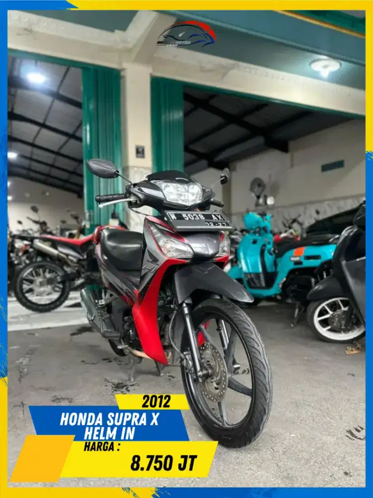 HONDA SUPRA X HELM IN 2012 READY MASZEHH HIKMAH MOTOR KEPUH MALANG