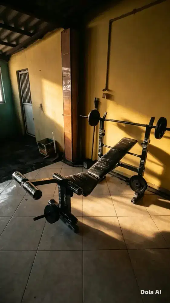 Promosi Benchpress merk ketler beban lapis karet