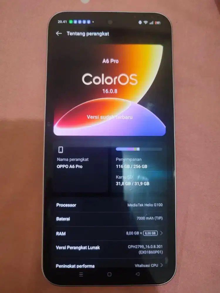 Oppo a6 pro 8/256gb fulset