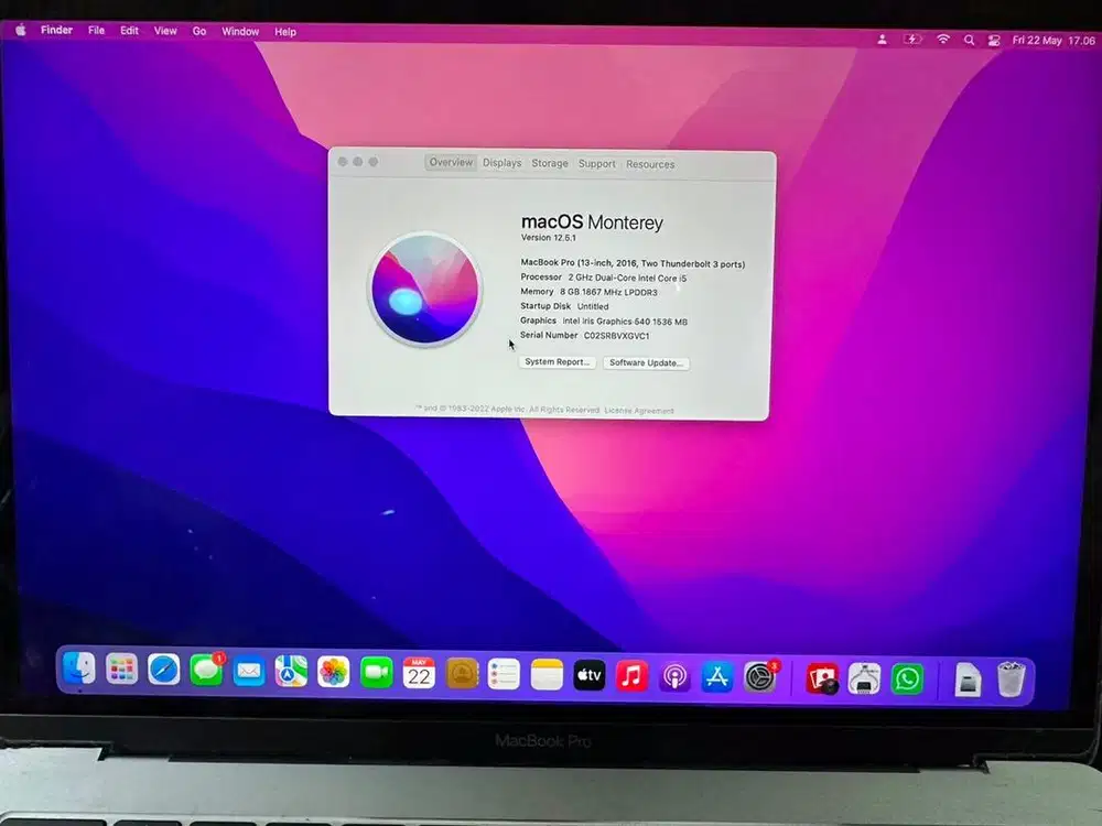 MacBook Pro 13' 2016 (non touchbar)