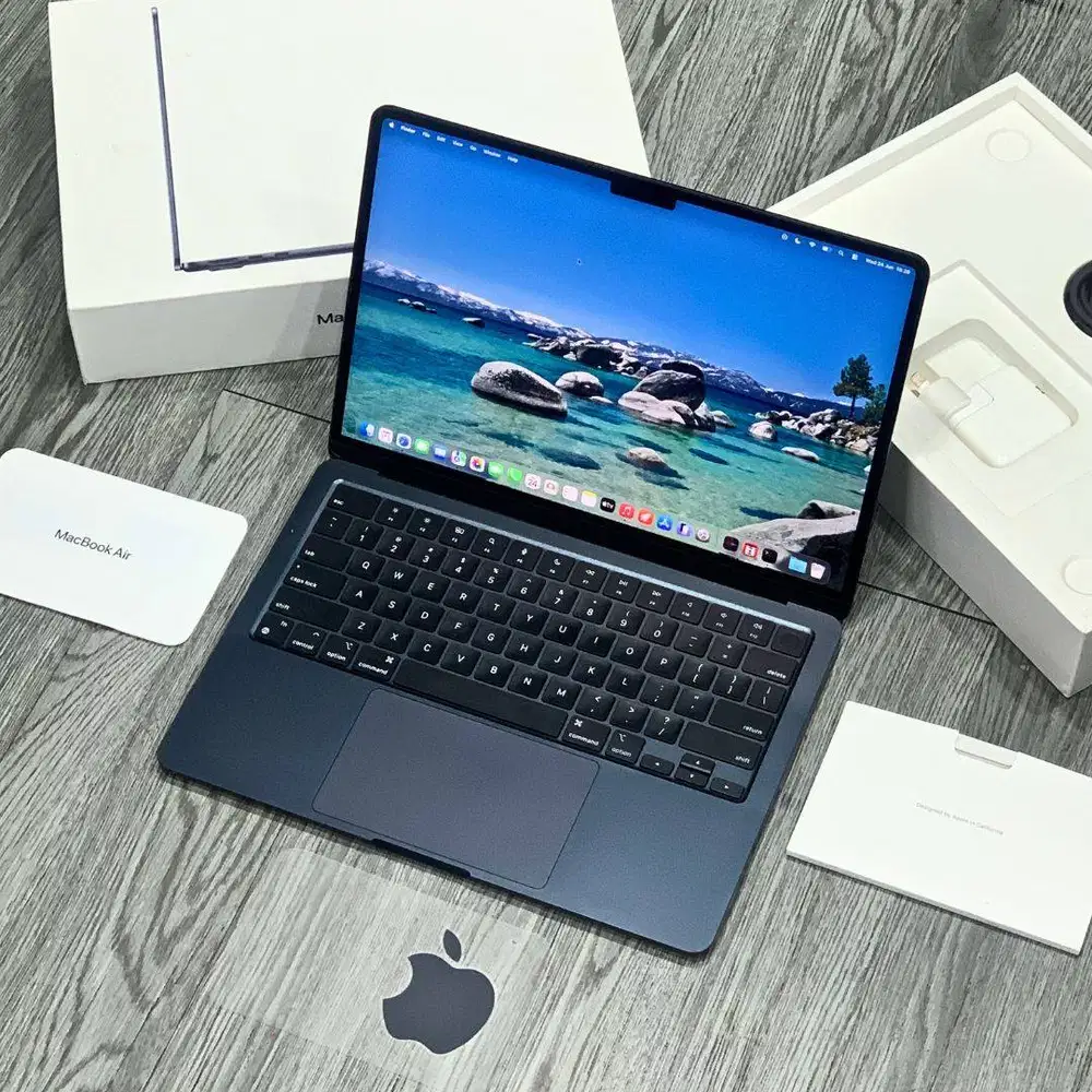MACBOOK AIR M2 8GB/256GB MIDNIGHT LENGKAP ORI