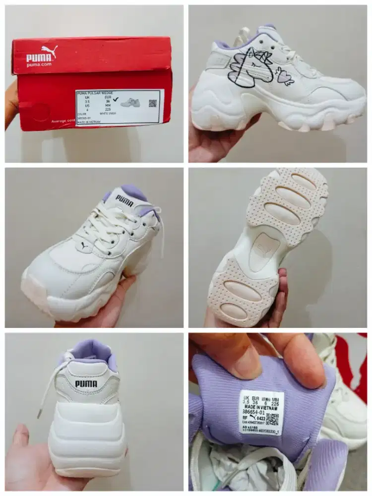 Sepatu Puma Pulsar Wedge Kids 36