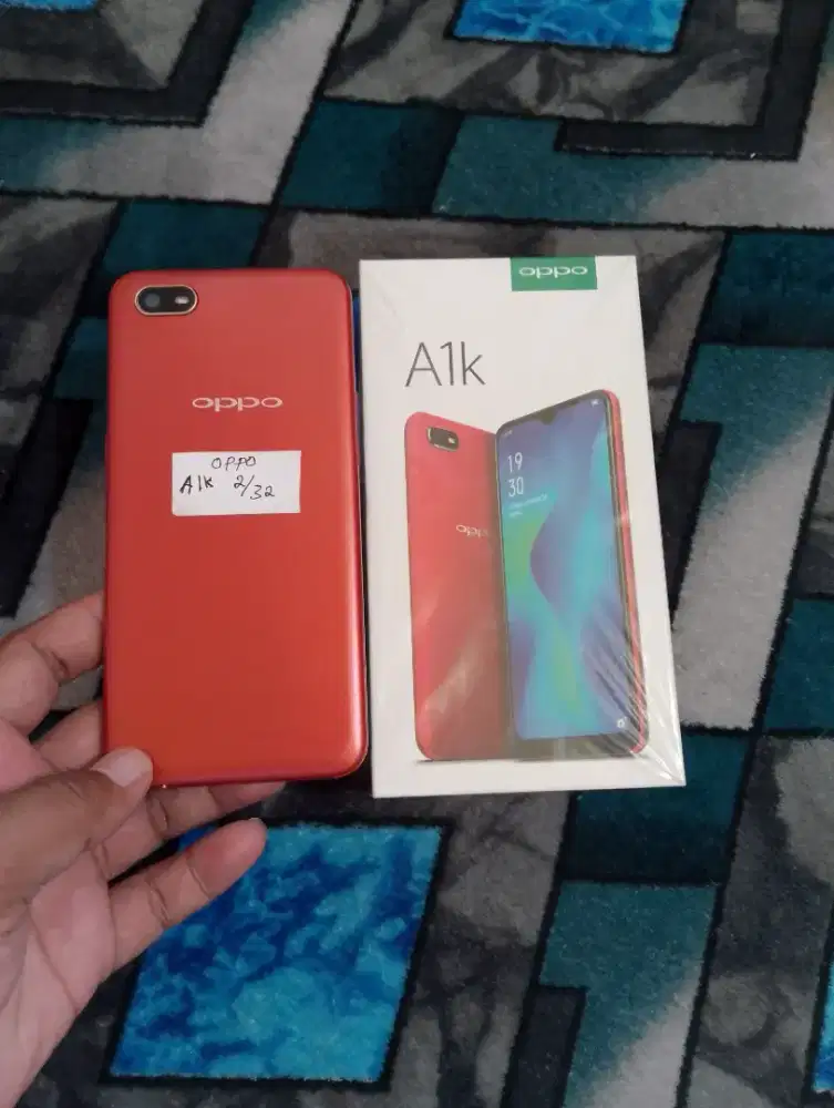 Di jual hp Oppo A1k lengkap full set