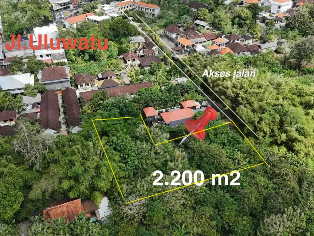 Tanah Ungasan 100 meter dari jl uluwatu dekat hedonist