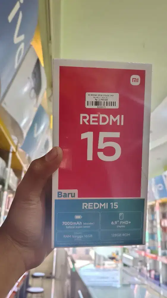 Redmi 15 8/256 new segel