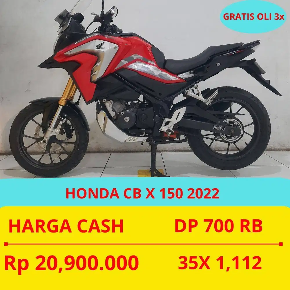 HONDA CB X 150 2022 DP MURAH 700 RIBU GUYS