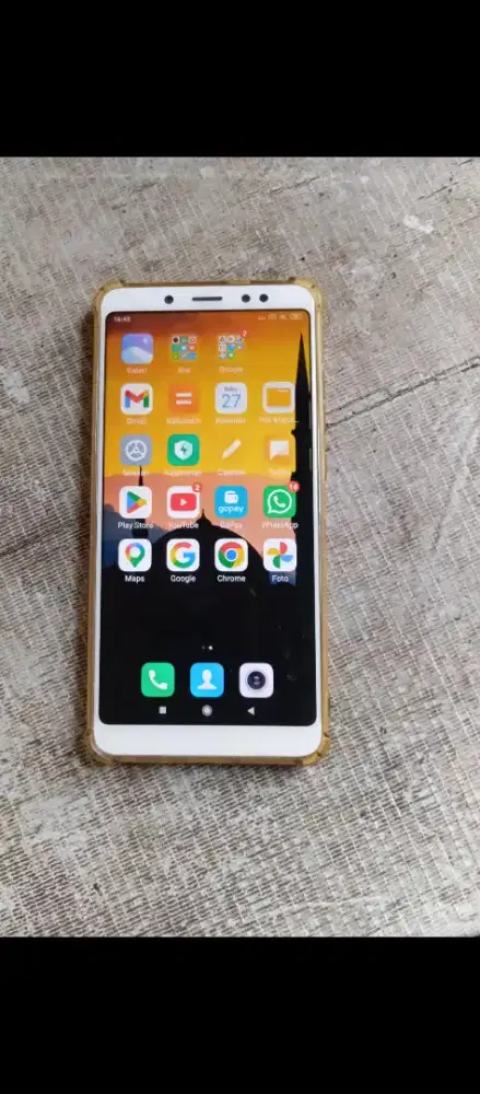 Di jual HP redmi nor 5 kondisi baik mulus harga 360 rb