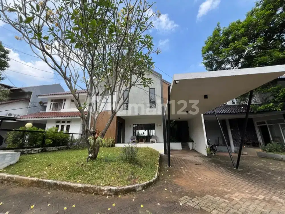 Rumah Scandinavian Tropis Furnished di Cipete – Dekat MRT, Lokasi Premium