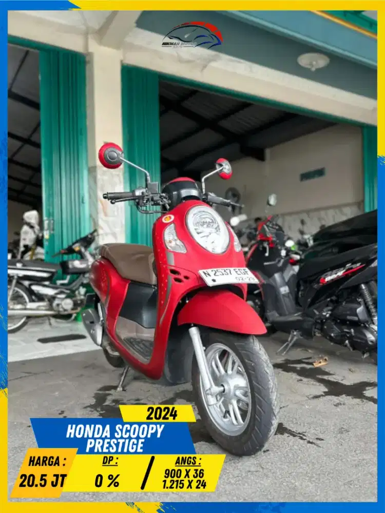 HONDA SCOOPY PRESTIGE 2024 SIAP ANGKUT BOSS HIKMAH MOTOR KEPUH MALANG