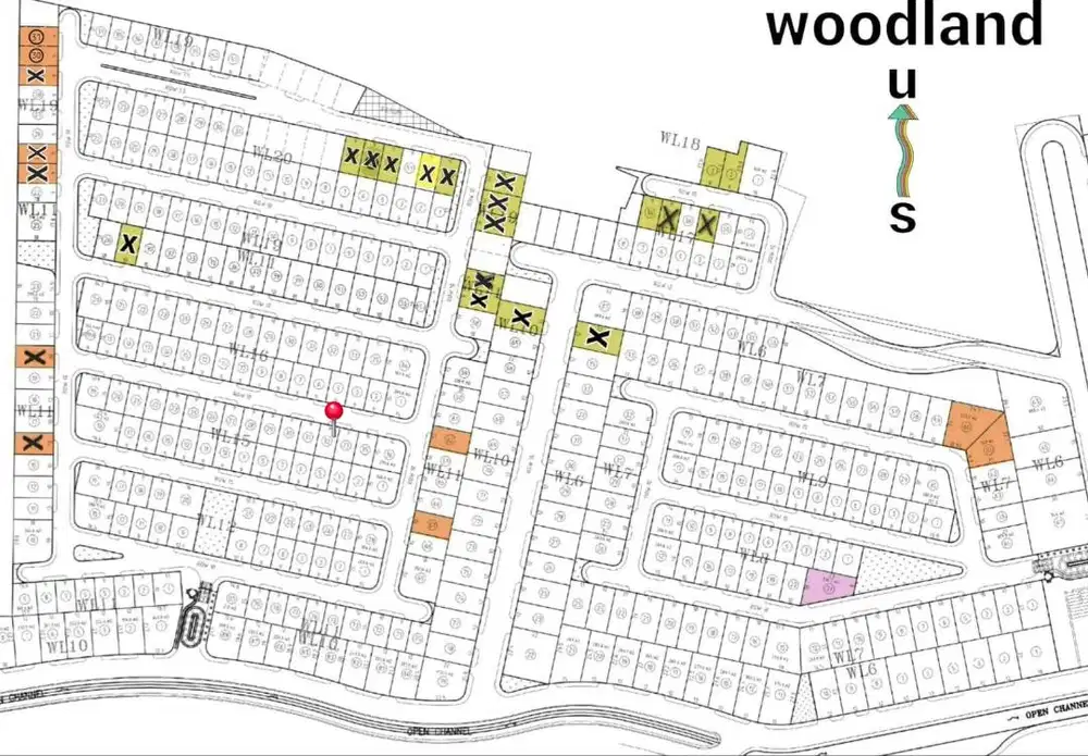 Dijual Kavling Murah di Woodland WL15 Citraland Utama Surabaya Barat