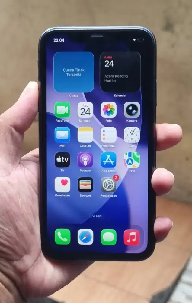 Iphone 11 128gb hp dus kabel data
