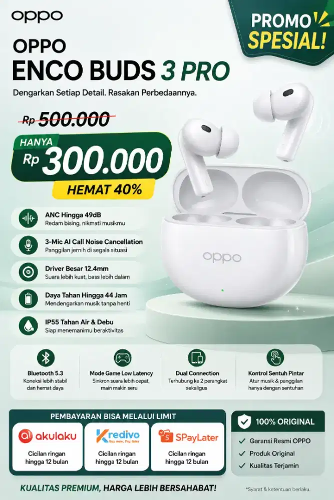 Promo Enco Buds 3 Pro