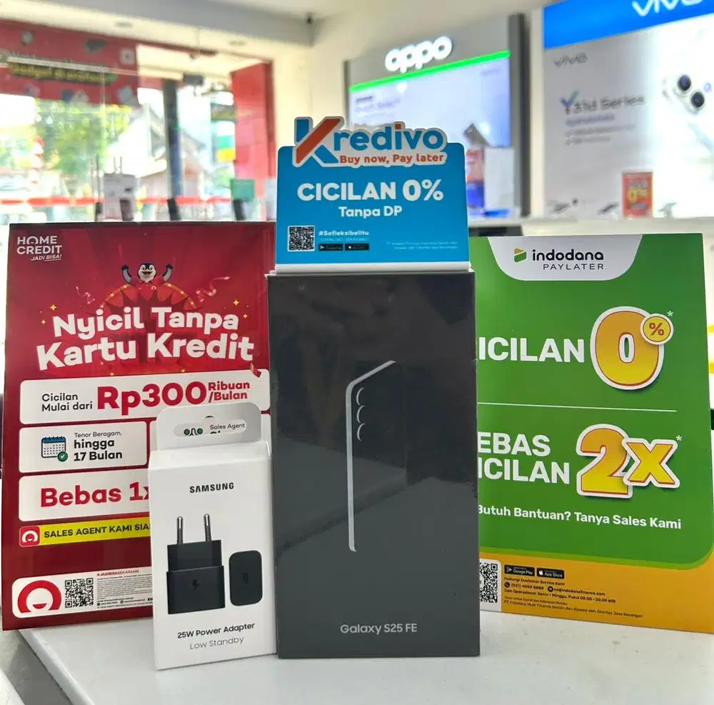 SAMSUNG S25Fe(8/256) GALAXY AI Terbaru Garansi Resmi 100% Kredit Ktp!!