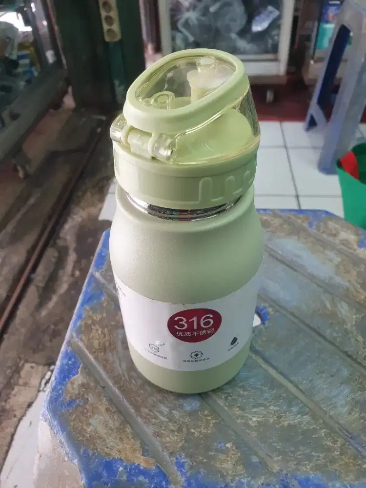 Mug Sus 316 Tahan Air Panas & Air Dingin No Tali Seken Bekas Pakai