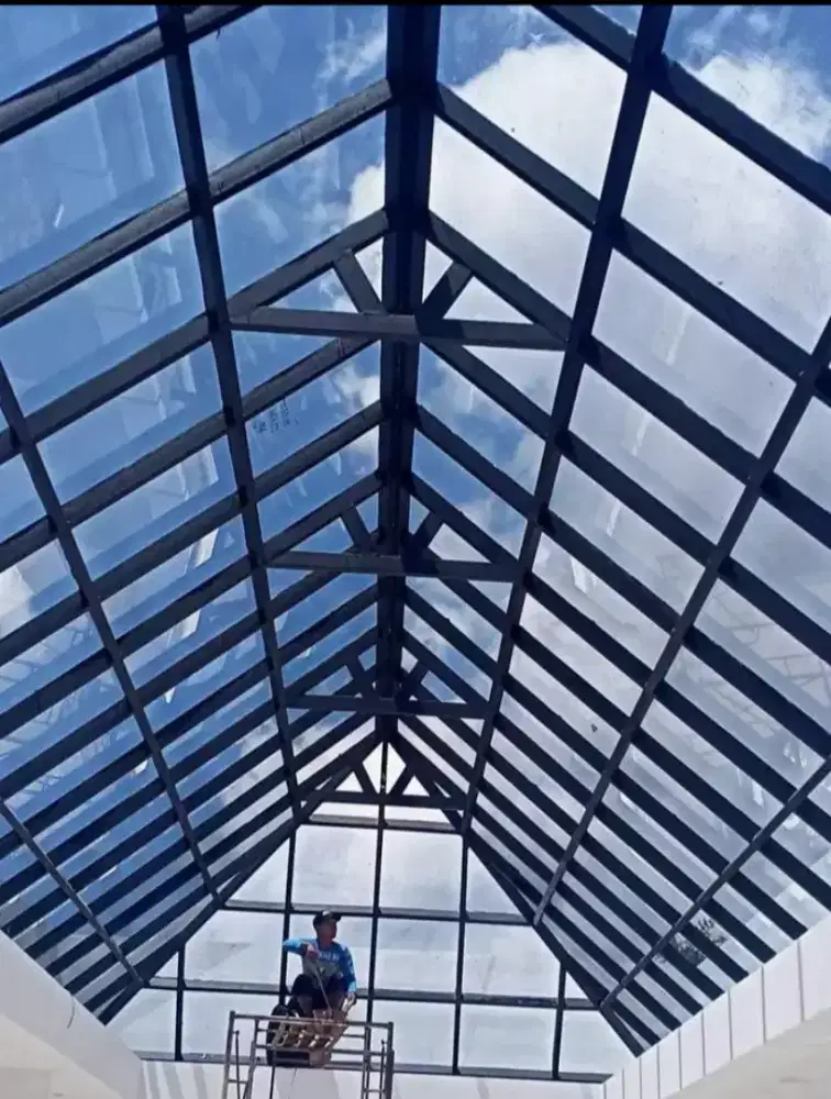 Canopy atap kaca