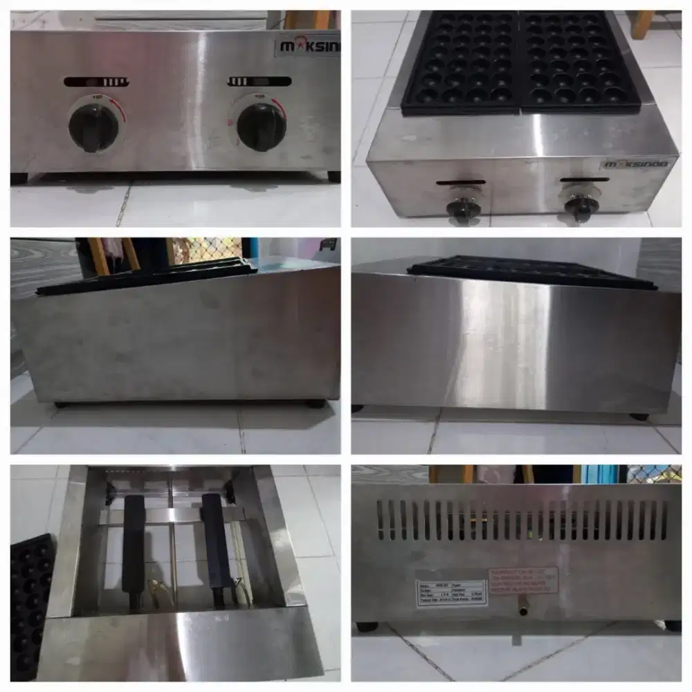 Dijual kompor mesin takoyaki Maksindo HRW-767 Ga jadi pakai jual cepet