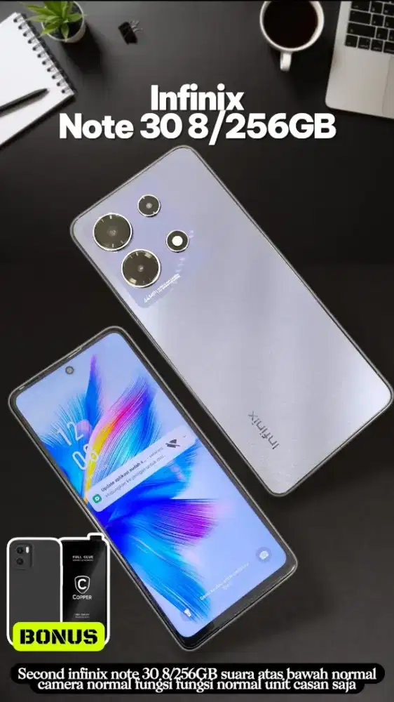 Infinix note 30 8/256GB mulus unit casan