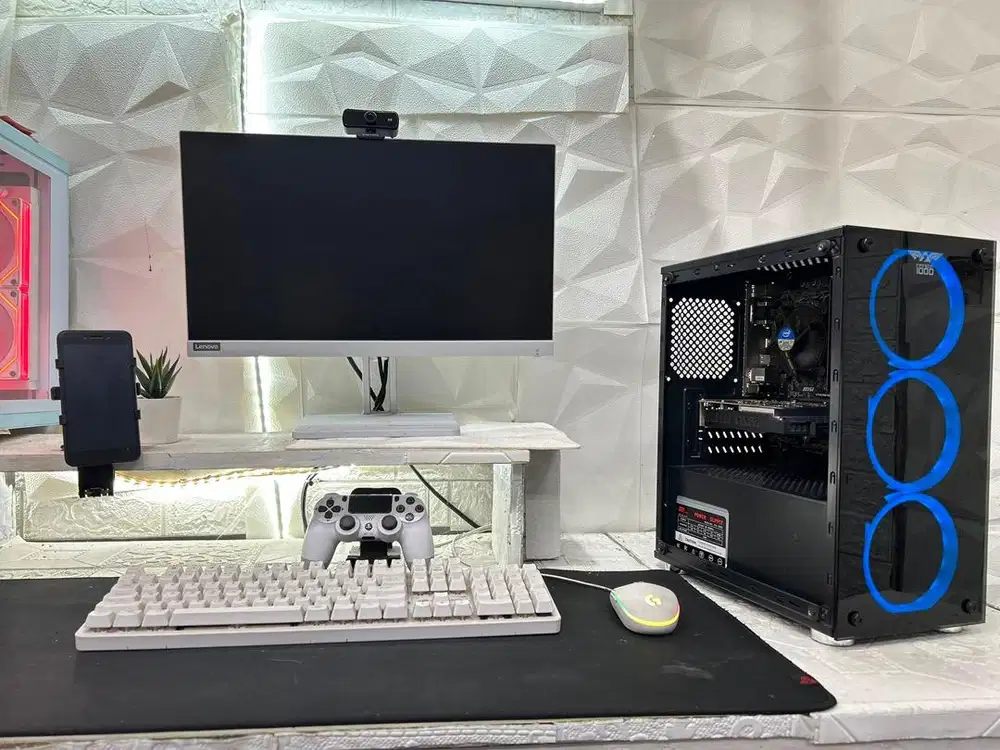 PC intel i3 9100F H310M Gtx 1050Ti Ram 8Gb Ssd 256Gb Wifi Siap Kerja