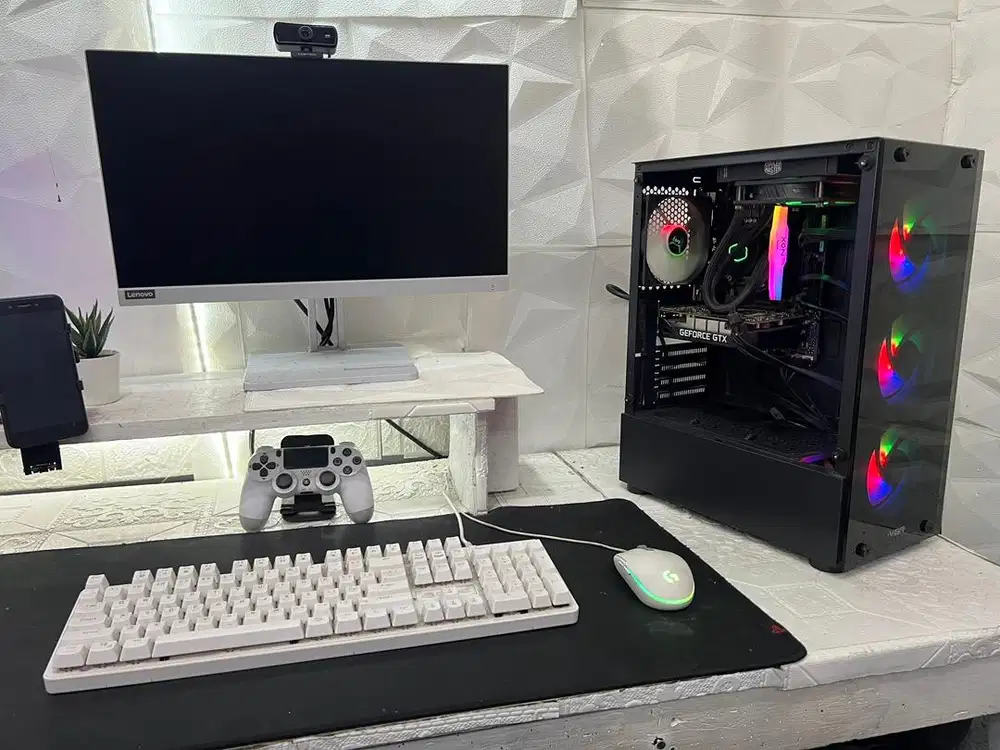 Paket PC intel core i5 10400F Gtx 1650 Super Ram 16Gb Ssd 256Gb Wifi