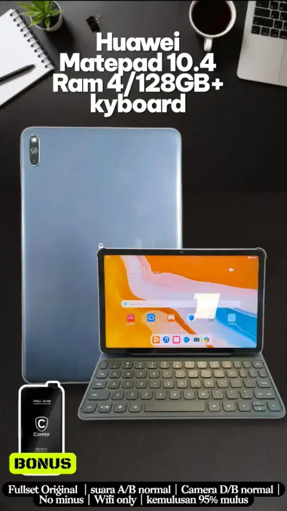 Huawei matepad 10.4 ram 4/128GB + Kybiard