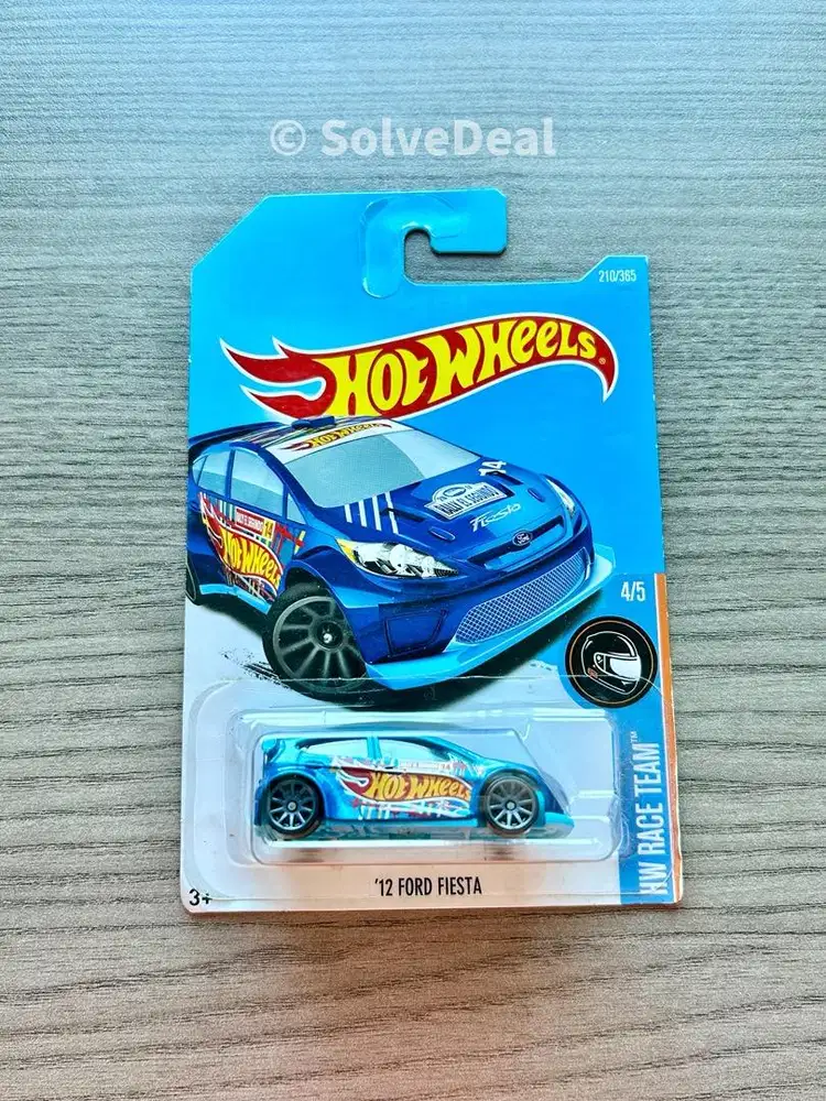 Hot Wheels 12 Ford Fiesta 2017 Blue Koleksi Hotwheels