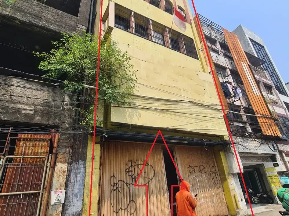 Ruko Jl. Pintu Besar Selatan, Pinangsia, Tamansari, Jakarta Barat