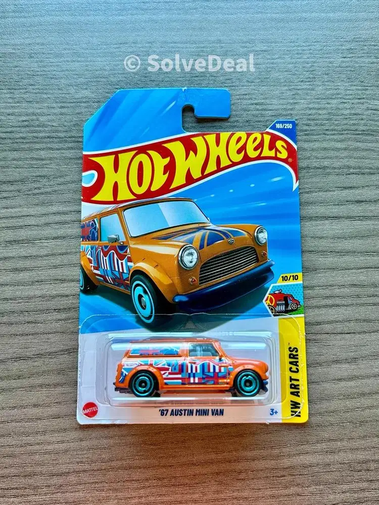 Hot Wheels 67 Austin Mini Van 2025 Orange Koleksi Hotwheels