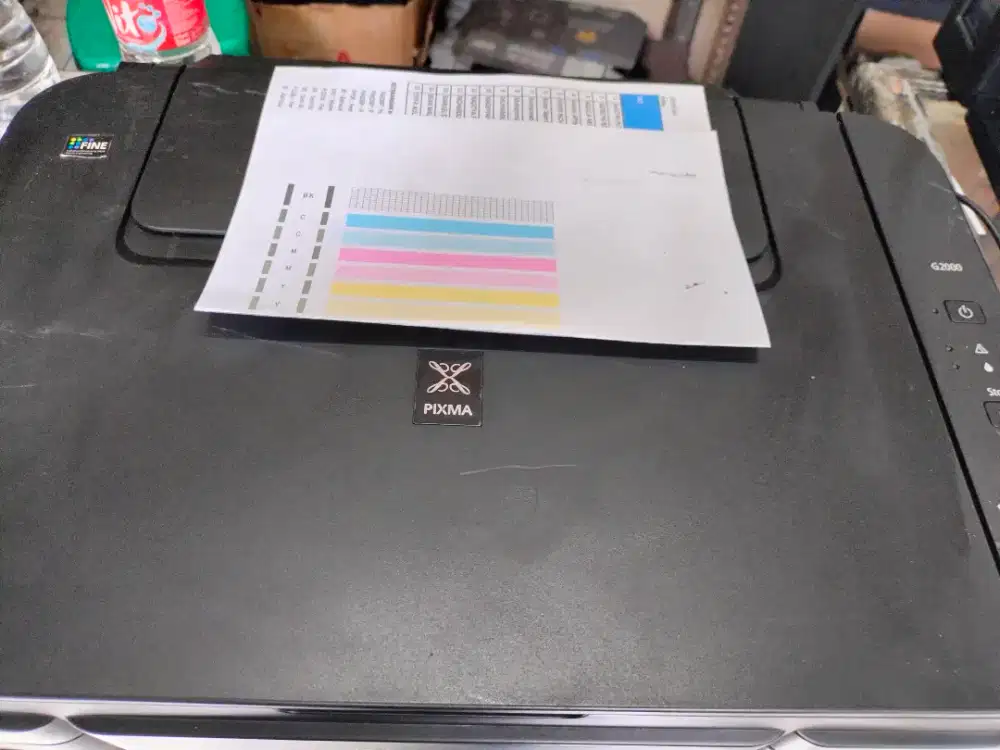 Printer Canon G2000 print scan copy seken siap pakai
