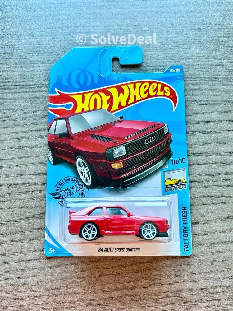 Hot Wheels 84 Audi Sport Quattro 2020 Red Koleksi Hotwheels