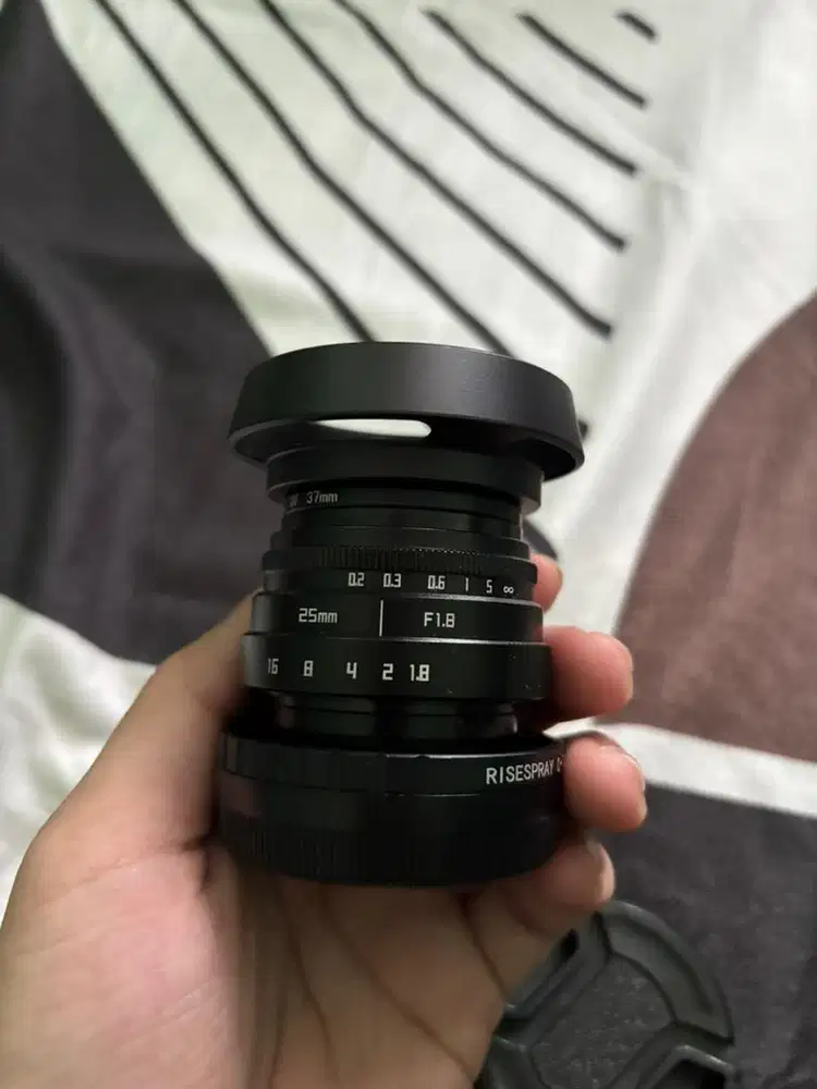 Lensa Manual 25mm F1.8 for fujifilm cctv lens
