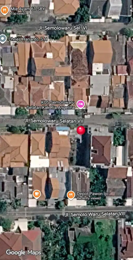 Dijual Murah Tanah di Perumahan Semolowaru Selatan Gg VII Surabaya