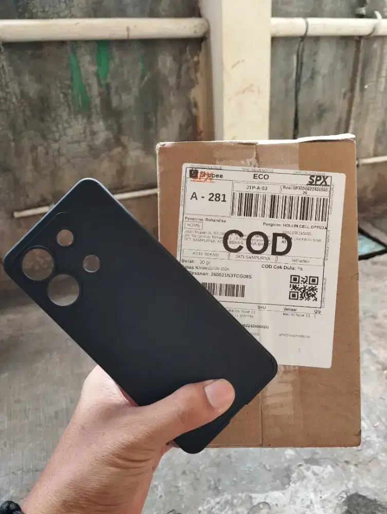 Hardcase + Tempred glass Xiaomi Note 13