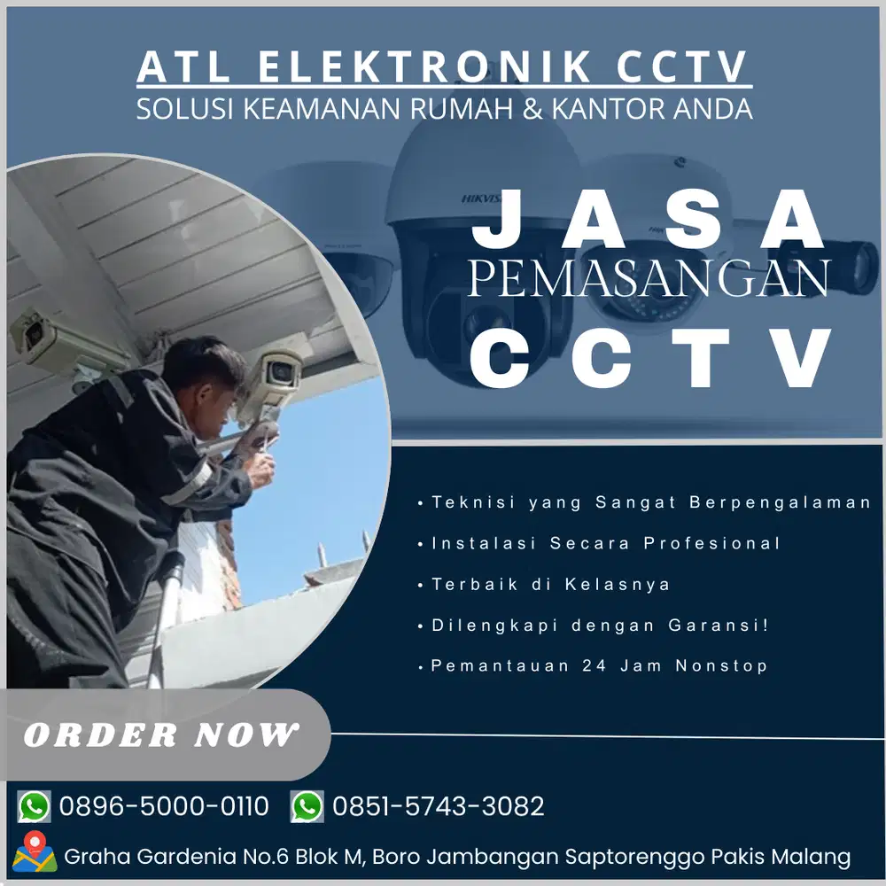 JASA PEMASANGAN DAN PERBAIKAN CCTV MURAH BERGARANSI MALANG RAYA