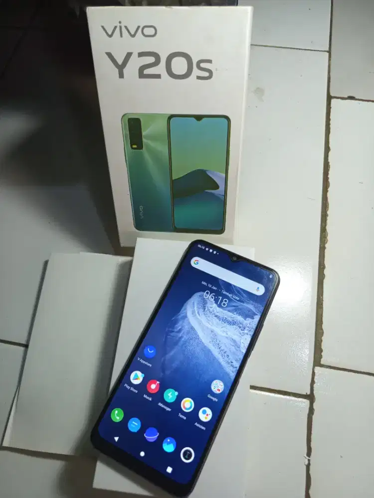 VIVO Y20S Ram.8/256gb Kel.Fullset Gadamines