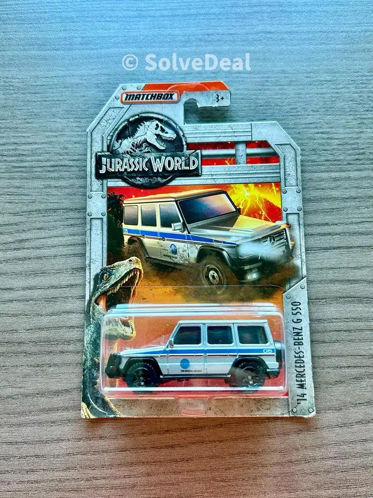 Matchbox Jurassic World 14 Mercedes Benz G 550 2018 Koleksi Hotwheels