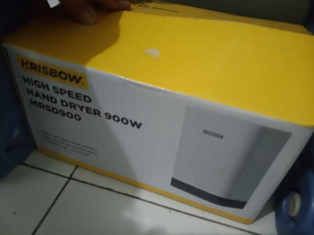 KRISBOW. HIGH SPEED HAND DRYER 900W MRSD900