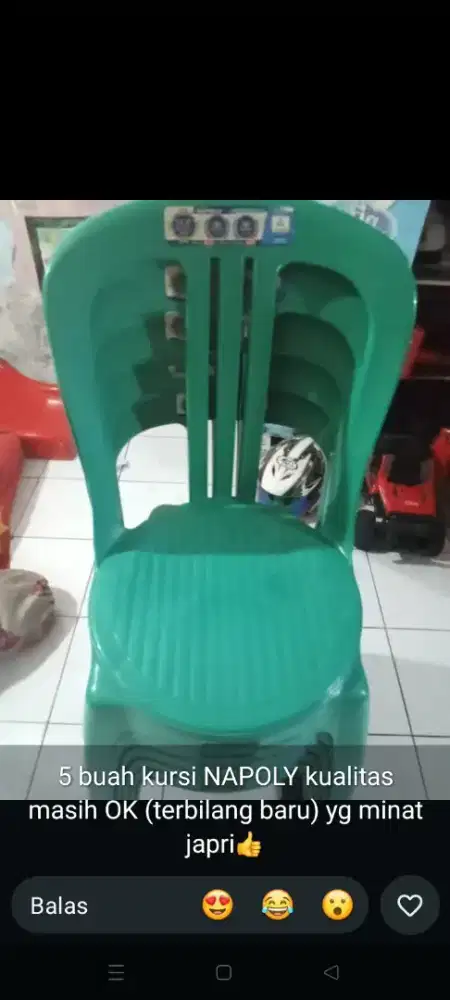 Kursi plastik Napoli