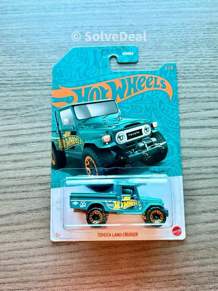 Hot Wheels Toyota Land Cruiser 2024 Metalflake Teal Koleksi Hotwheels