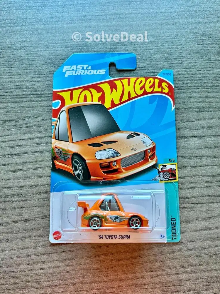 Hot Wheels 94 Toyota Supra 2023 Orange Koleksi Hotwheels