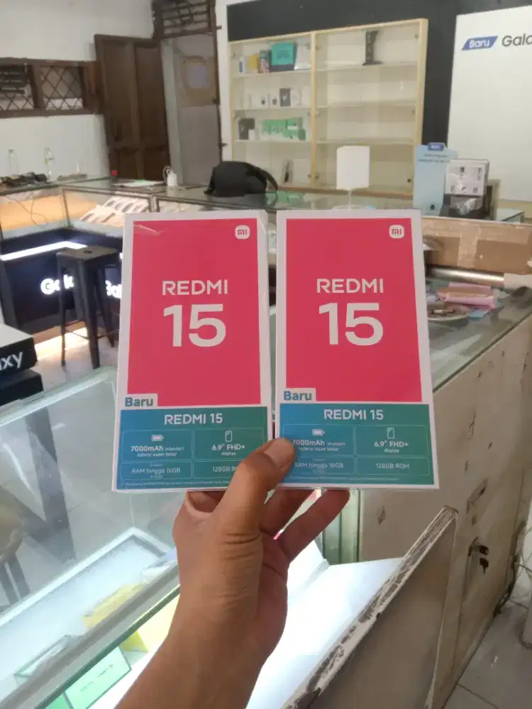 [ Fast respon WA ] Xiaomi Redmi 15 NFC 8+8/256 Garansi resmi 15bln