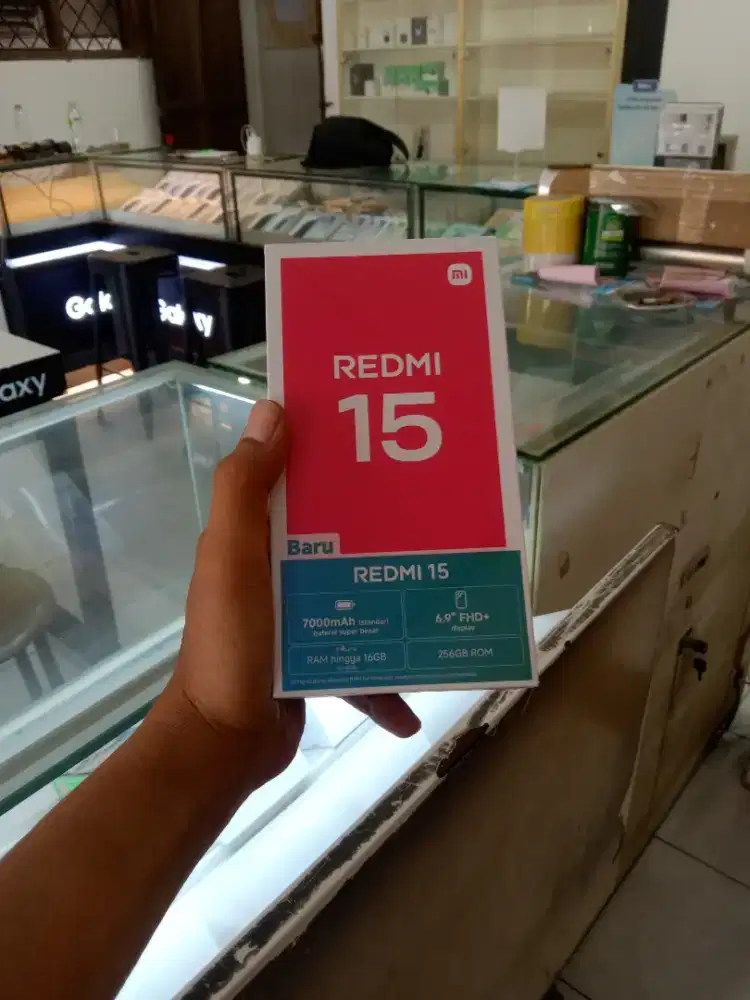 [ Fast respon WA ] Xiaomi Redmi 15 NFC 8+8/128 Garansi resmi 15bln