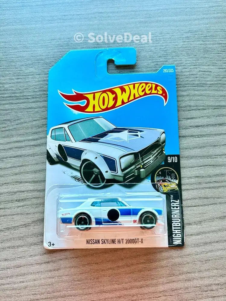 Hot Wheels Nissan Skyline H/T 2000 GT-X 2017 White Koleksi Hotwheels