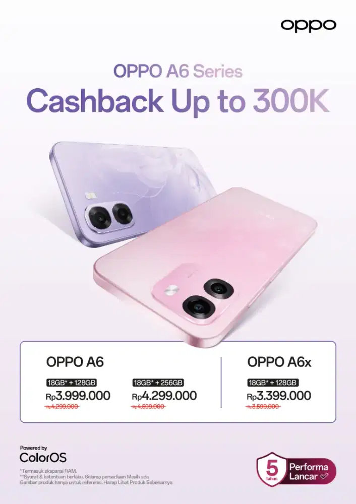 OPPO A6 CASHBACK NIH BISA KREDIT JUHA