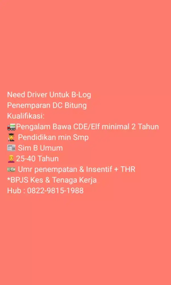 Driver untuk B-log