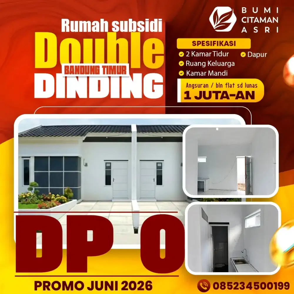 Rumah baru jual cepat lagih bj promo lokasi citaman nagreg