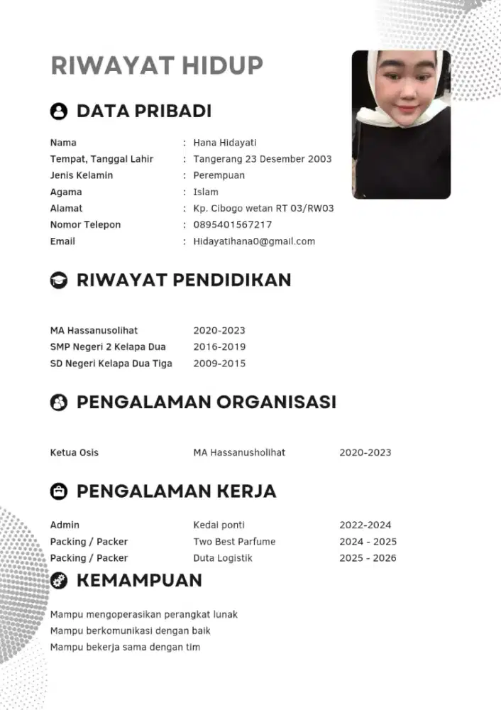 BUTUH KERJAAN / LOKER