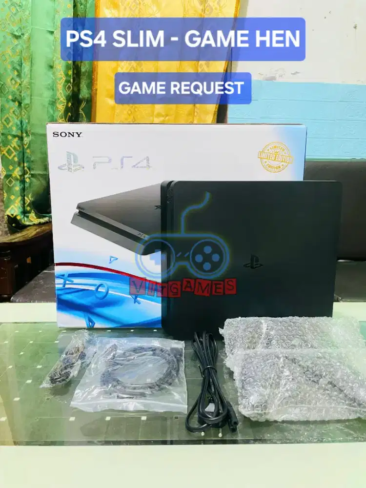 Ps4 slim 500gb full game ( like new )
