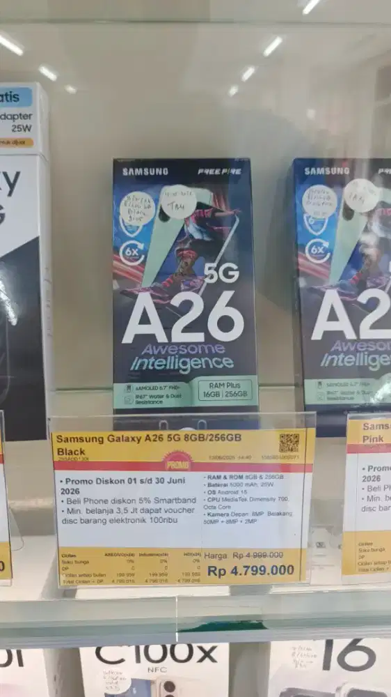 Samsung A26 5g garansi resmi